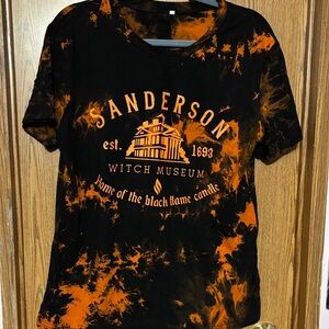 Sanderson Witch Museum Black and Orange Tee